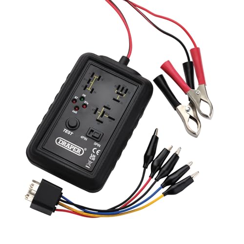 Comprobador de relé Draper 24692 averías eléctricas coche y camión