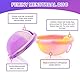 KBIBCK 2 Stück Menstruationsscheibe, Wiederverwendbare Menstruationsscheibe, Auslaufsicher Menstruationstasse aus Silikon, Menstrual Cup für alle Strömungen,Sicher bei Sport und Schwimmen (Größe S+L)