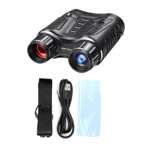 Telescopio de visión por infrarrojos USB y binoculares HD para acampada nocturna