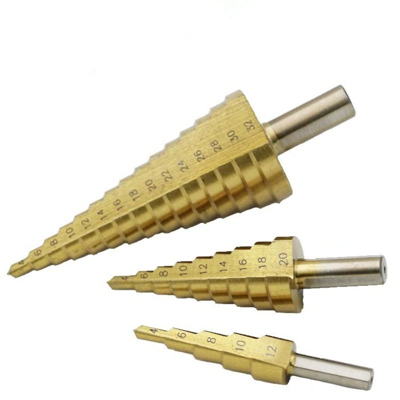 Juego de Brocas Escalonadas NUSHKI 4-32 mm miniatura 1