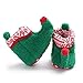FunPa Zapatos De Bebé De Navidad Creativo Lindo Zapatos De Elfo Zapatos para Niños Pequeños Zapatos De Prewalker para Bebés Zapatos De Invierno
