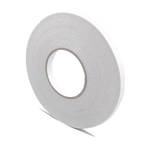WENSSKKU Double Sided Fabric Hemming Tape for Curtains Clothes Pants and Dresses,Strong Adhesive Hem Tape No Sew No Iron but Removable and Residue Free,1/2 Inch x 200 Feet