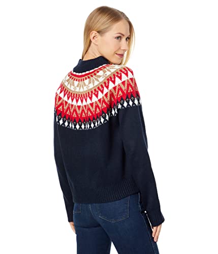 Image of Tommy Hilfiger Women's Fairisle Long Sleeve Crewneck Sportswear Sweater