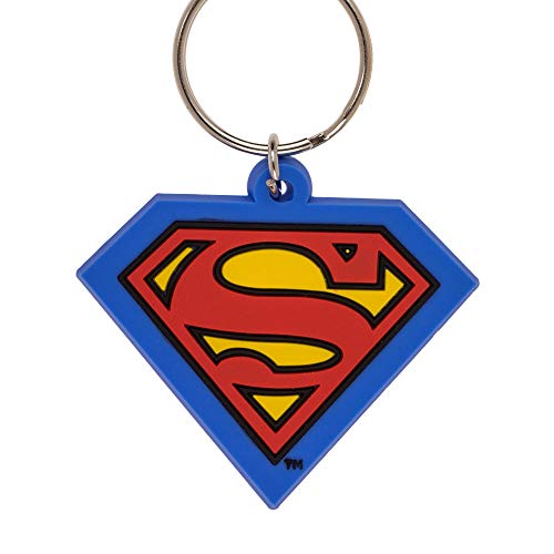 PhiLuMo Schlüsselanhänger Superman Logo mit Schlüsselring - DC Comics - PVC - 7 cm Cover