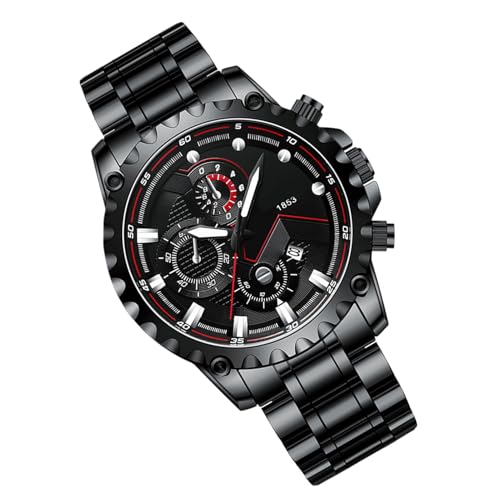 Montre pour hommes en acier inoxydable pour les loisirs et les affaires