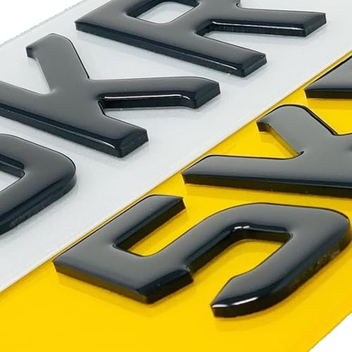 Standard 3D / 4D / 4D GEL/DIAMOND Acrylic Number Plates - St