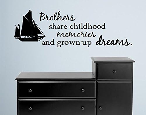 Brothers - Children's Vinyl Wall Decal, Sticker - Expression Avenue