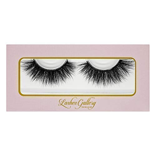 Lashes Gallery Mink 3D False Fake Eyelashes. Style: VIXEN. Cruelty-Free. Genuine Premium Siberian Mink Fur False Lashes