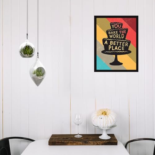 Image of Chaka Chaundh - Kitchen Posters for Wall - Kitchen posters framed - Dining quotes wall frames - Posters for kitchens quotess decor - Food quotes wall hanging.
