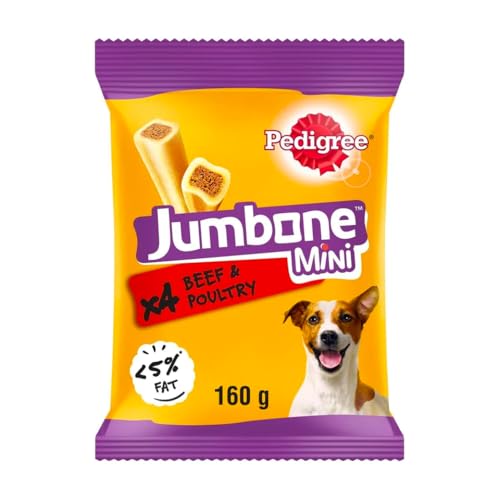Pedigree Jumbone Small Dog Treats with Beef and Poultry 4 Chews