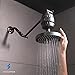 SparkPod Shower Head - High Pressure Rain - Premium Quality Luxury Design - 1-Min Install - Easy Clean Adjustable Replacement for Your Bathroom Shower Heads (Vintage Oil Rubbed Bronze, 6 Inch Round)