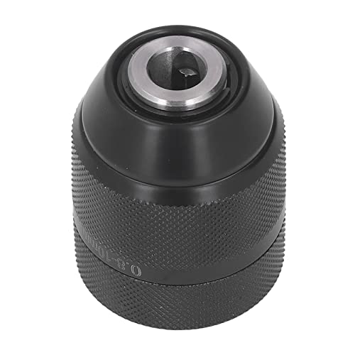 Cocoarm Mandrin de Perçage Auto-serrant, Mandrin sans clé en Alliage d'aluminium, Support 3 8 24UNF, Plage de Serrage de 0,8 à 10 Mm, Changement Rapide d'embout, Poignée en Métal pour les