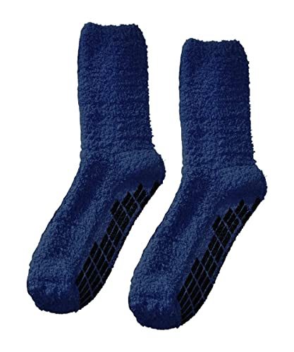 Image of Silverts Unisex Adaptive Clothing Non Slip Grip Socks, Assisted Dressing Hospital Slipper Socks for Elderly & Nursing Home