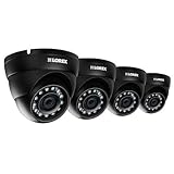 Lorex LNE4422W-4PK 4-Pack 4MP IP HD Dome Camera with Color Night Vision