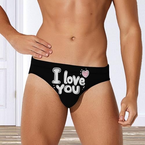 I Love You Men's Swim Brief Sexy Bikini Swimwear Swimsuit Trunks Bathing Suits4