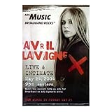 Avantica Avril Lavigne Live & Intimate 2004 Film Wall Art Print for Theater Movie Night Room Decor Wall 12x16 Poster