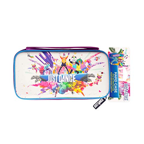 Just Dance 2019 - Hard and Shock-Proof Storage Bag for Nintendo Switch - Zipped EVA case - Protective Carry case for Nintendo Switch Console, Games and Accessories