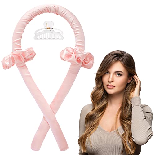 Heatless Hair Curler - FAVIRZCE Hair Rollers Heatless Curling Rod Headband for Long Hair Soft Silk Curl Ribbon Hair Curlers to Sleep in Styling Tools