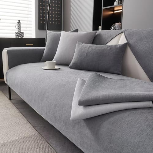Sofa Überzug, Sofadecken für Sitzfläche 1 2 3 4 Sitzer, Überwurfdecken für Sofa, Sofaschoner Rutschfest, Couchbezug Katze Hundeschutz, Sofabezug Ecksofa für L-Form U-Form Sektionssofa, 70*120cm