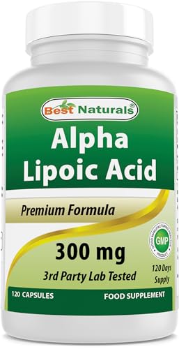 Best Naturals Alpha Lipoic Acid 300 mg 120 Capsules
