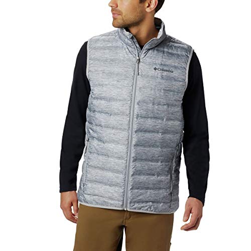 Columbia Lake 22 Down Vest Columbia Grey Heather Print LG