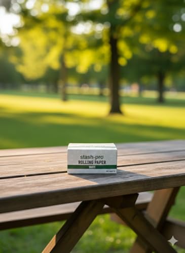 Image of Stash-Pro White Rolling Papers - 50 Booklets Box (32 Papers Each) | GMO-Free Natural Arabic Gum | Slow Burning Rolling Paper | King Size White Rolling Paper