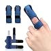 WZLL.SLSP Trigger Finger Splint, Brace for Broken Protector and Straightening Arthritis Relief,2 Pcs Finger Support Brace Fits Index, Middle, & Ring Finger Pain