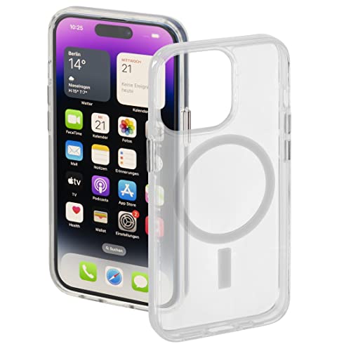 Coque Hama pour iPhone 14 Pro Max compatible MagSafe en silicone noir anti-choc