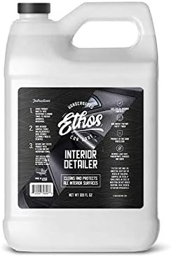 Ethos Interior Detailer - Limpia y protege fácilmente todas las superficies interiores Acabado satinado no graso con protección UV y agentes
