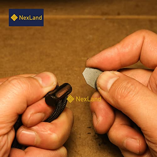 NexLand FNP Starter Firecord Colar EDC kit de sobrevivência para iniciantes de fogueira de emergênci