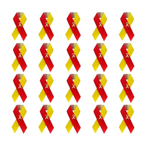 Image of 1 /2 /5 /10 /25 /50 /100pcs Satin Awareness Ribbon Pins (Pick your color), for Cancer & Disease Awareness, Bulk Quantities for Fundraising, Events, Gift Giving