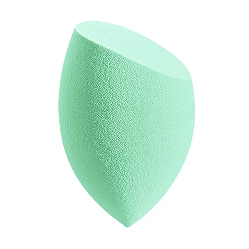 DOLOVEMK 1 PCS/Pack Make-up Schwämme Mixer Smooth Foundation Sponge Powder Puff,Soft Beauty Blender,Schwellung wird nach dem Benetzen größer,latexfrei,schräge Olivenform(grün) Cover