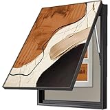 Wandmalerei für den Zählerschrank, horizontale elektrische Zählerbox, Dekoration...