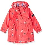 Joules Girls' Raincoat, Pink, 3