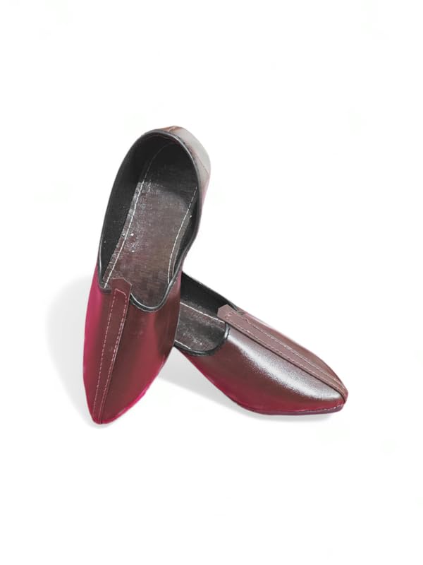 Image of Elite Men's Ethnic Mojari Black Premium Handmade Traditional Footwear