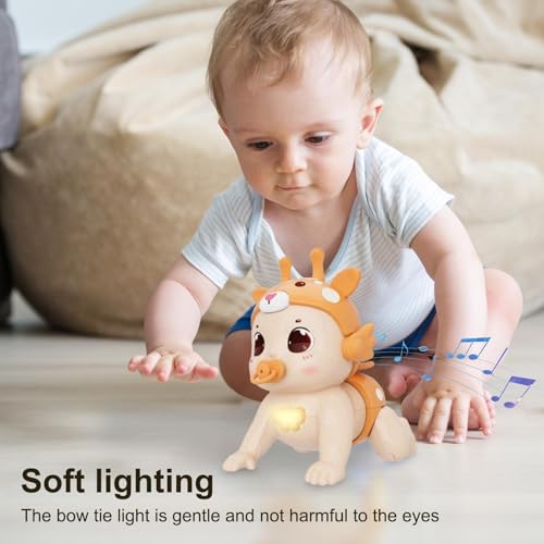 Juguete electrónico para gatear de niños pequeños con sonido y movimiento eléctrico 3