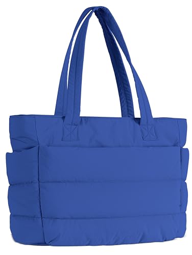 Bolso Tote para mujer, ligero y acolchado con compartimentos miniatura 1
