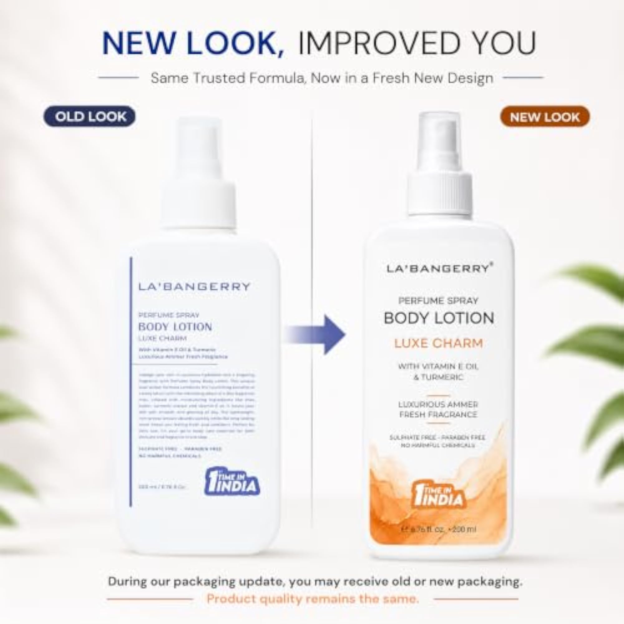 Luxe Charm Perfume Spray Body Lotion with Vitamin E