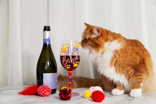 Verre à vin artisanal Enesco multicolore en édition peinte - 8