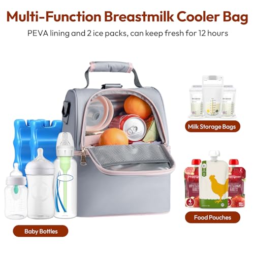 Image of NCVI Breastmilk Cooler Bag (Grey)