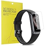 Lamshaw Compatible for IMFRCHCS Fitness Tracker Screen Protector, [6 Pack] Full Coverage TPU Clear Film Compatible with IMFRCHCS C60 Fitness Tracker/feifuns C60 / Zeacool C60 Fitness Tracker (6 PACK)