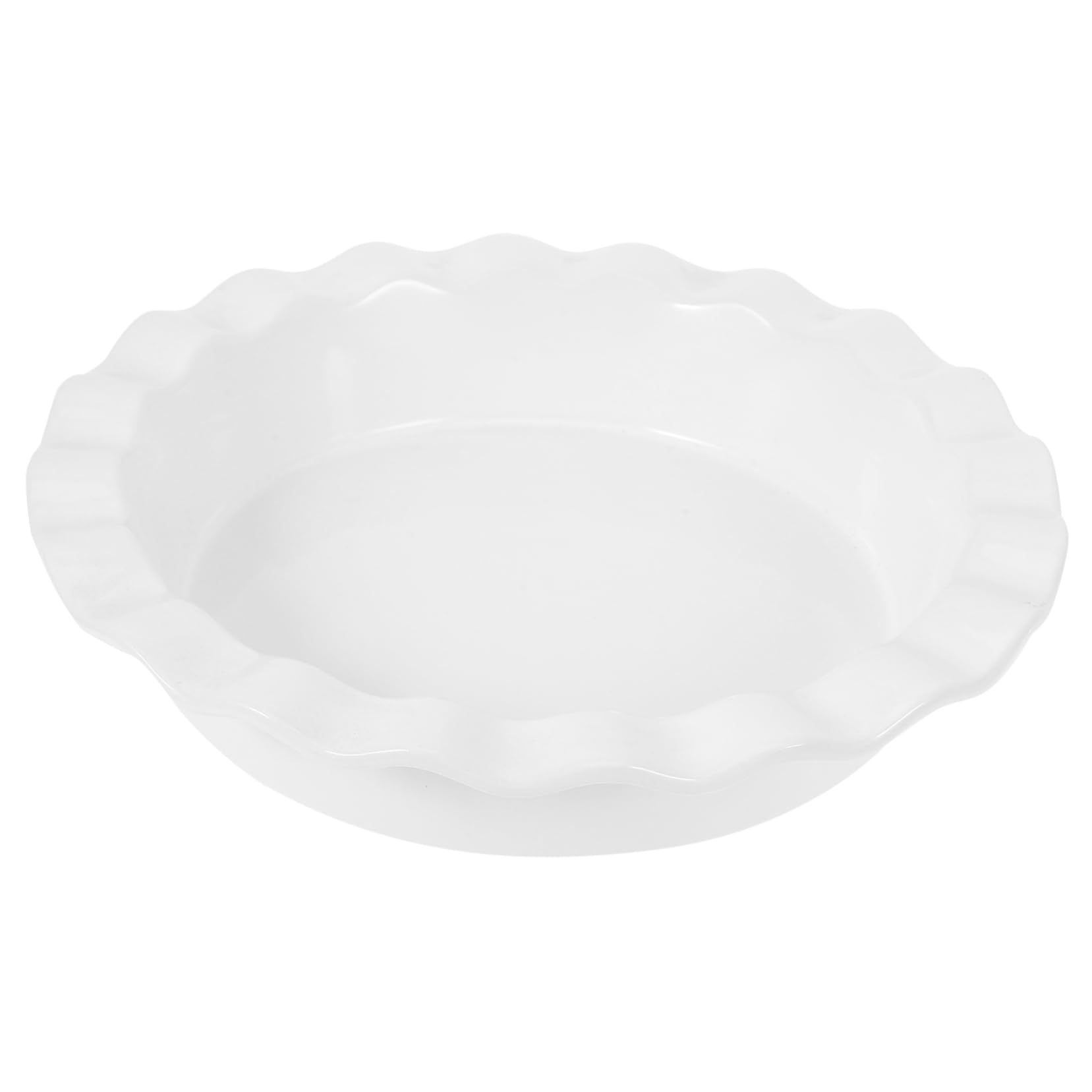 Runde Keramik Kuchenform Weiß Multifunktionale Ofenplatte Backform zum Backen von Torten und Pizza Wiederverwendbares Küchenbackblech für Zuhause
