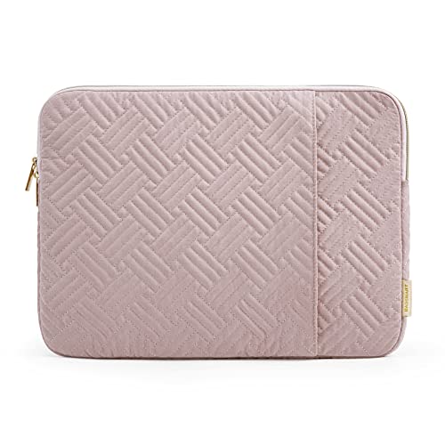 Laptophülle,BAGSMART Laptophülle kompatibel mit 13-13,3 Zoll Notebook,Computer,Wasserabweisende Schutzhülle mit Tasche, Rosa