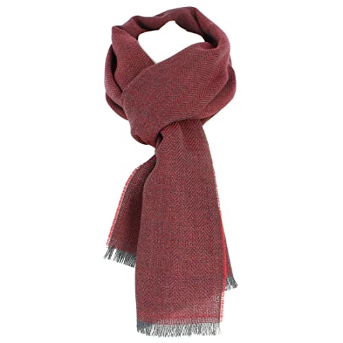 Écharpe en laine rouge Tony & Paul : protégez votre cou du froid avec élégance