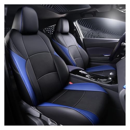 ZXCTQQS Asientos Coche Fundas para Toyota CHR C-HR 2016-2023 Juego Completo Personalizado Juego Fundas Asiento Coche Protector De Cojín Cojines De Asiento De Coche Protectores(3)