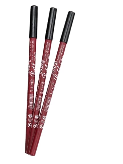 BEST BUY 11 Combo of 3 Bold Matte Lip Liner & Kajal Pencils | Creamy Waterproof & Smudge Proof | Long Lasting Lip & Eye Liner | Intense Color Payoff | Matte Finish | Warm Shades-picture-16