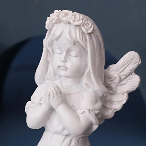Statue de jardin et décoration maison ange pixie pour massifs de fleurs - 5