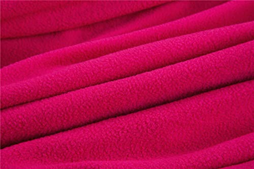 M2C Girls Outdoor Floral Fleece Lined Light Windproof Jacket With Hood 6/7 Rose #TOP5