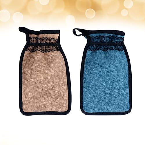 Beavorty 6 Peças Luva Esfoliante Luvas Esfoliantes Removedor De Desnatado Morto Luvas De Banho Luva