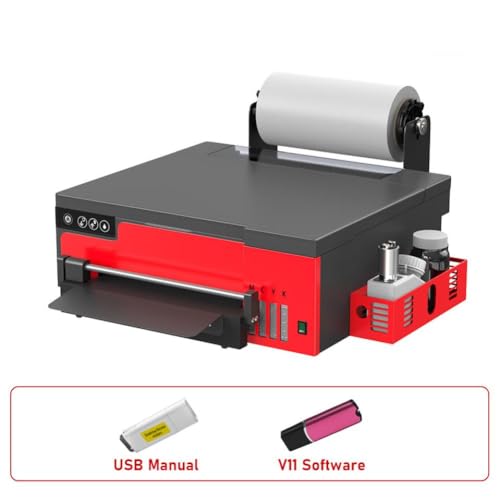 XP600 �v�����g�w�b�h������� A4 DTF ����@ DTF ����v���Z�X�ƌ݊����̂��� T �V���c�p�t�B�����M�]�ʃv�����^�[�ɒ���(color: Red Blue SET 1)